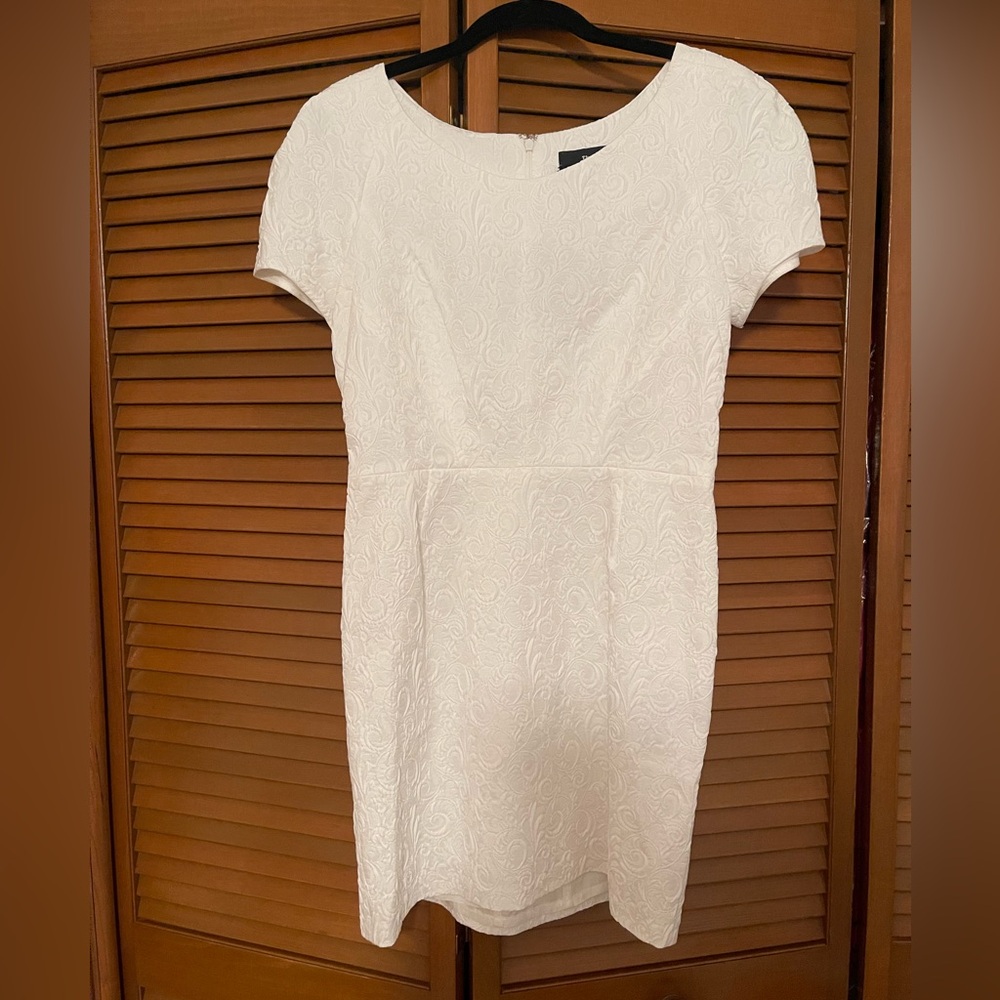 Kooples White Matalasse Sheath Dress
